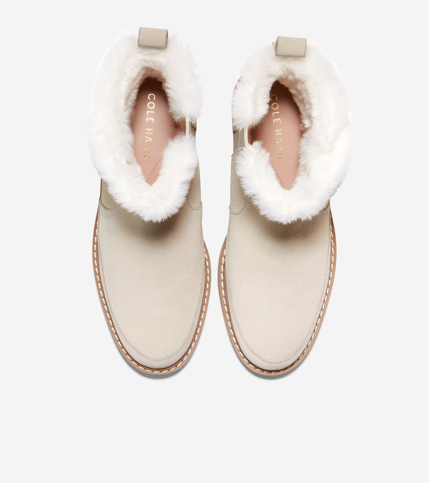 W26256-Women's Greenwich Bootie-Angora Suede-Shearling