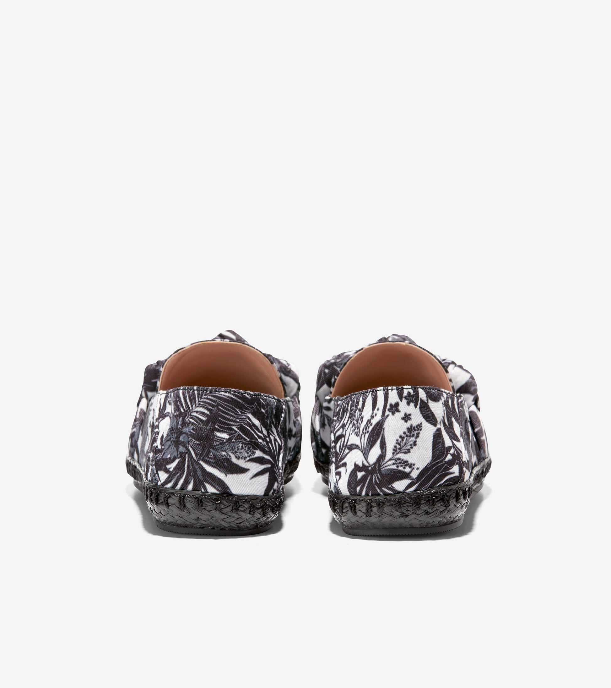 w26287-Women's Cloudfeel Knotted Espadrille-Black-Ivory Beverly Floral Print