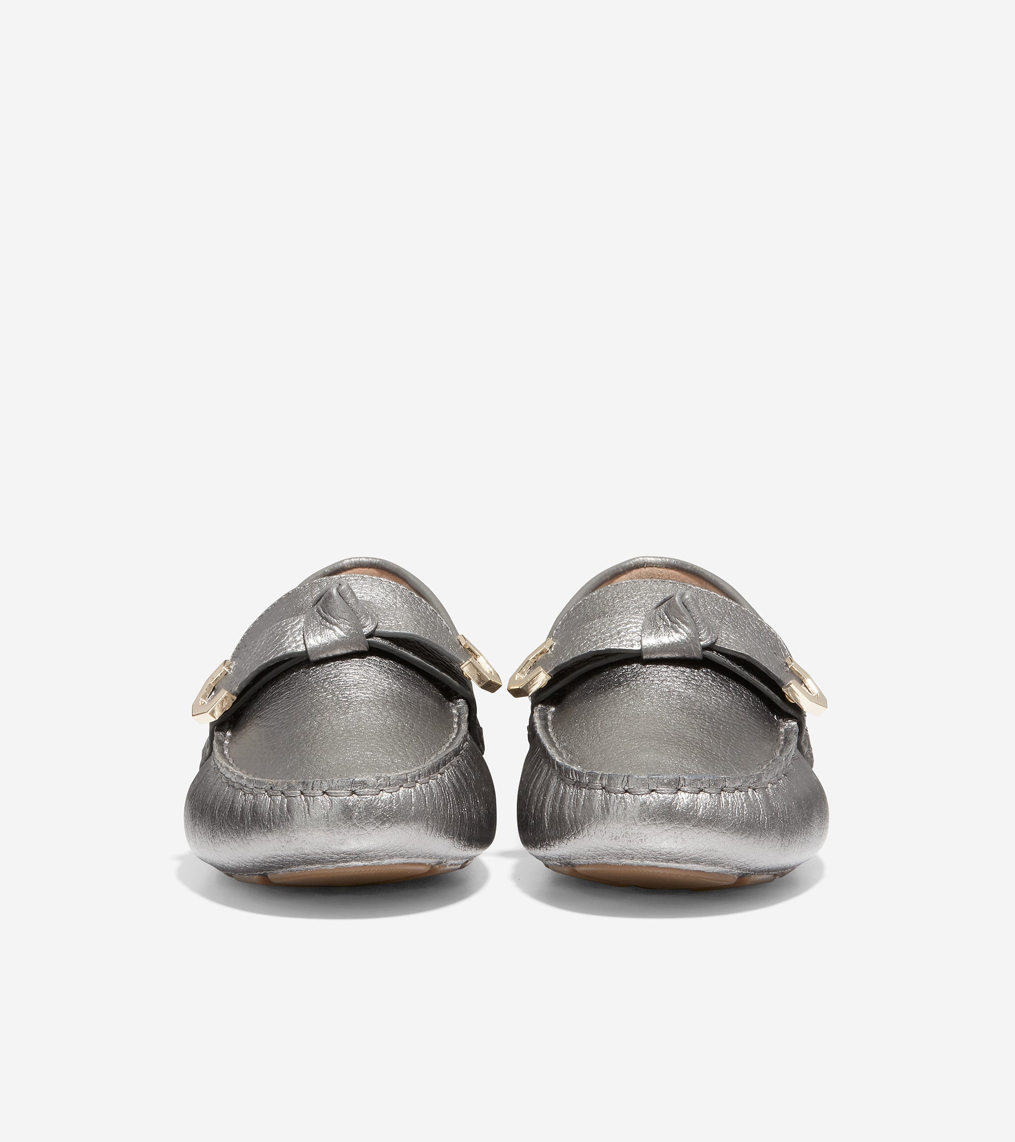 w26338-Women's Evelyn Bow Driver-Pewter Metallic