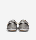 w26338-Women's Evelyn Bow Driver-Pewter Metallic