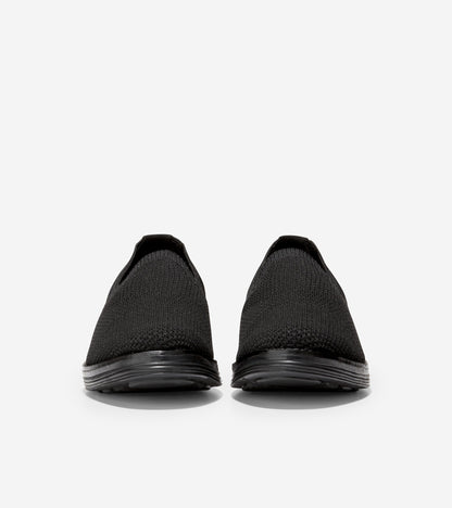 w26604-ØriginalGrand Meridian Loafer-Black Knit-Black