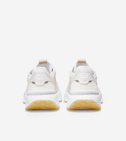 W26755-Women's 5.ZERØGRAND Running Shoe-Optic White-Bleached Tan