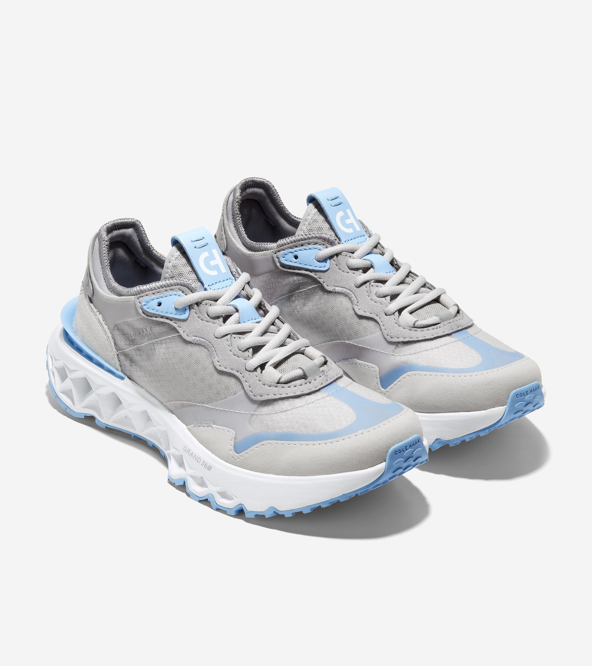 W26756-Women's 5.ZERØGRAND Running Shoe-Microchip-Blue Bell-Optic White