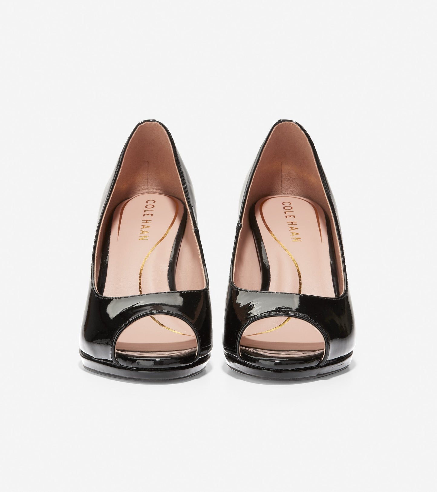 w26814-Women's Drado Peep Toe Platform Pump-Black