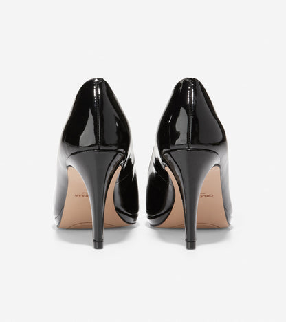 w26814-Women's Drado Peep Toe Platform Pump-Black