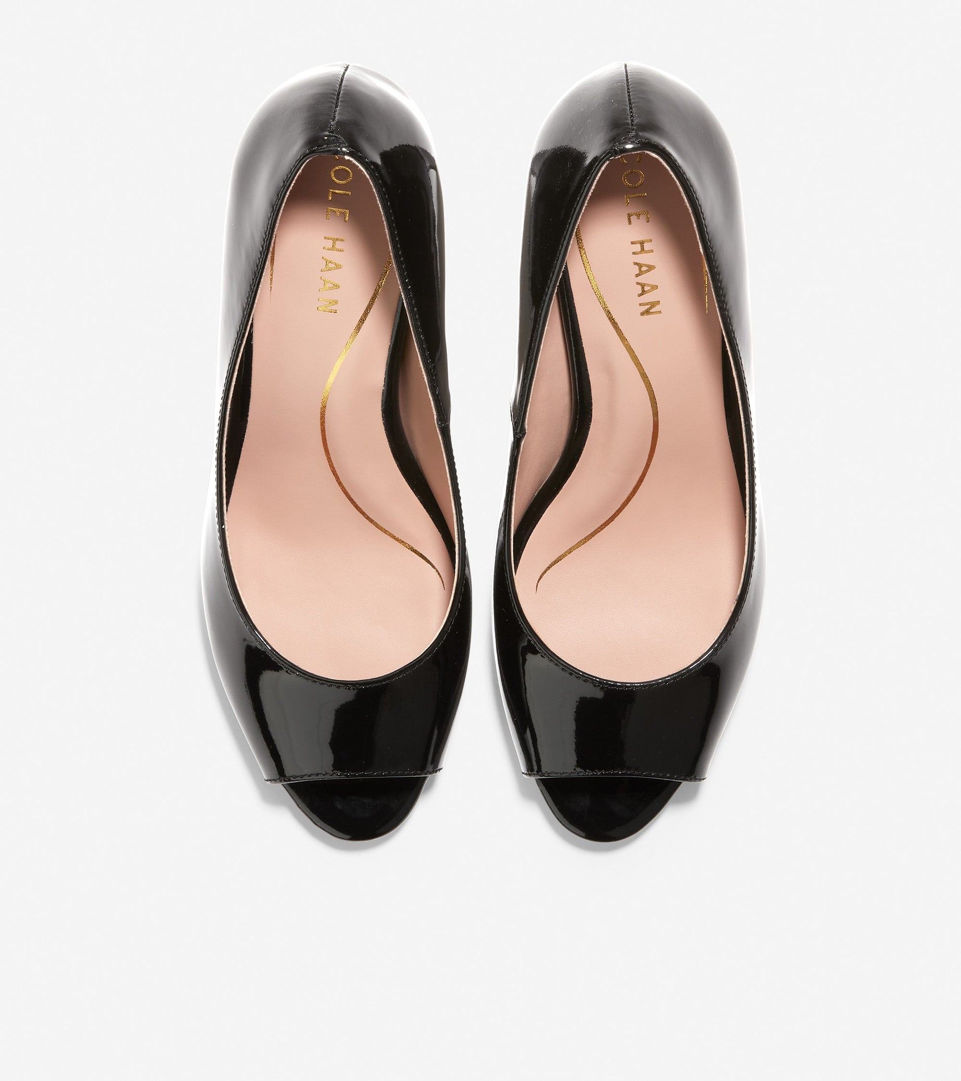 w26814-Women's Drado Peep Toe Platform Pump-Black