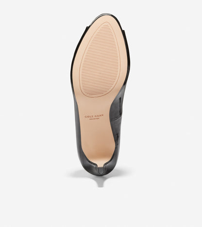 w26814-Women's Drado Peep Toe Platform Pump-Black