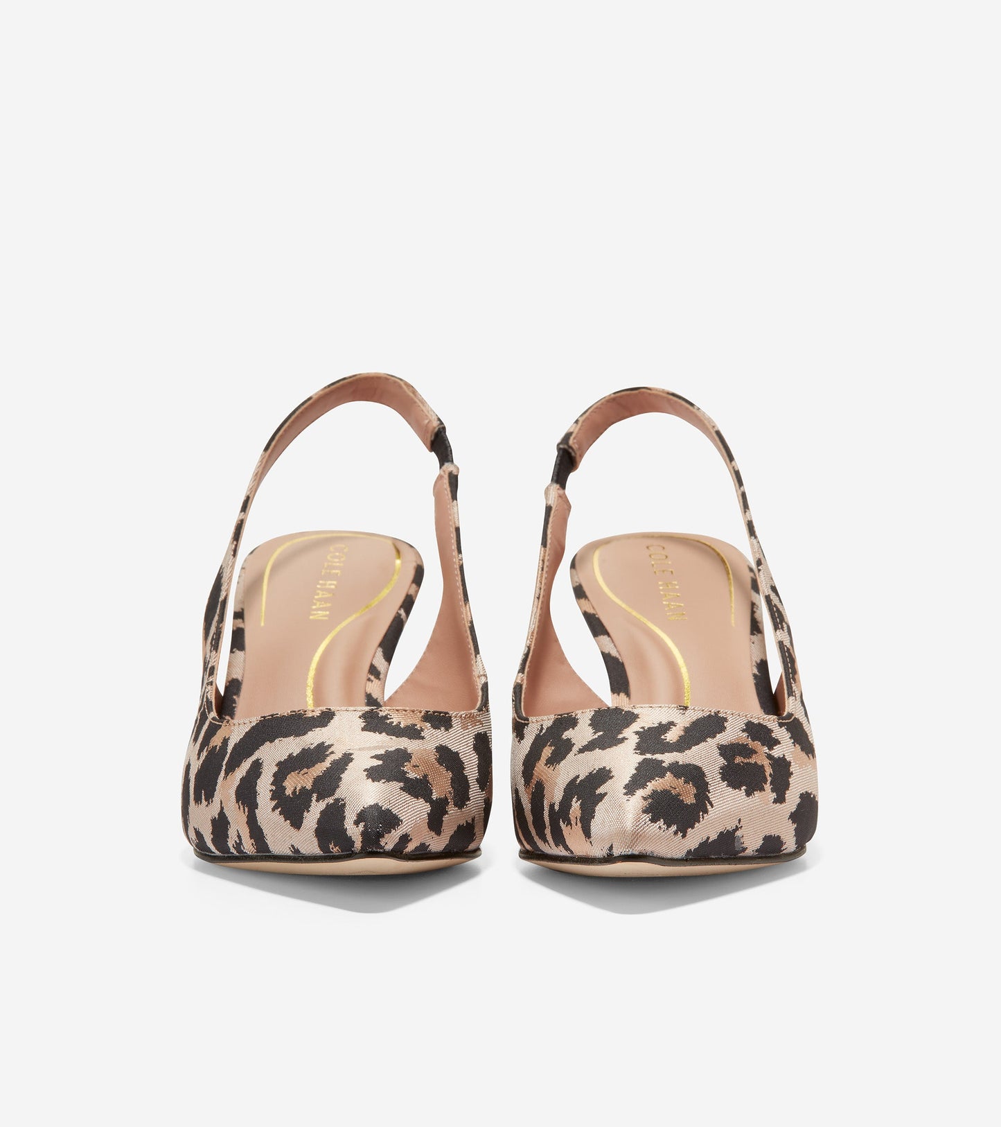 w26830-Women's Vandam Sling Back Pump-Leopard Print Jacquard