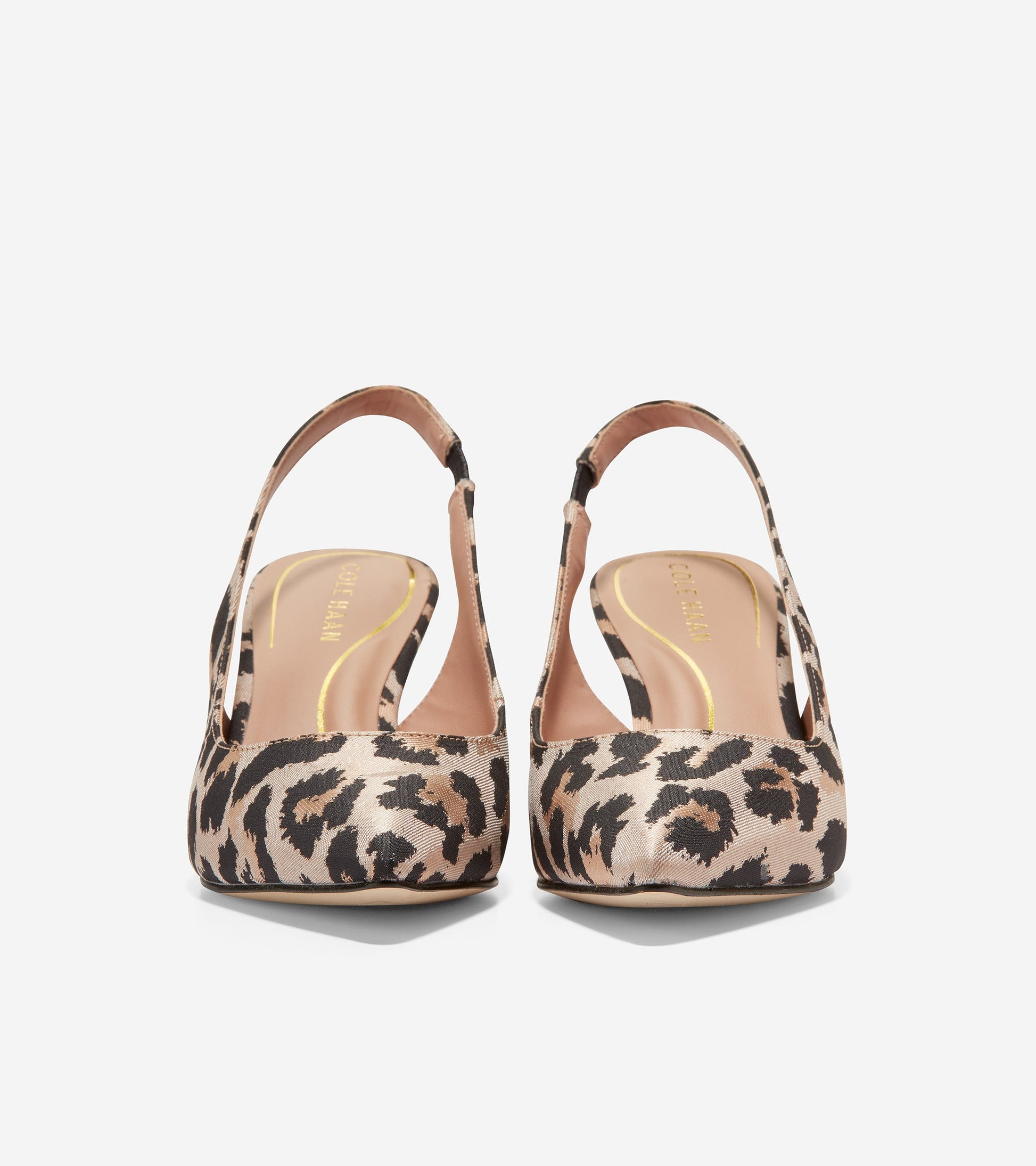 w26830-Women's Vandam Sling Back Pump-Leopard Print Jacquard