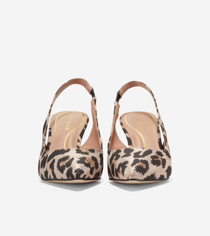 w26830-Women's Vandam Sling Back Pump-Leopard Print Jacquard