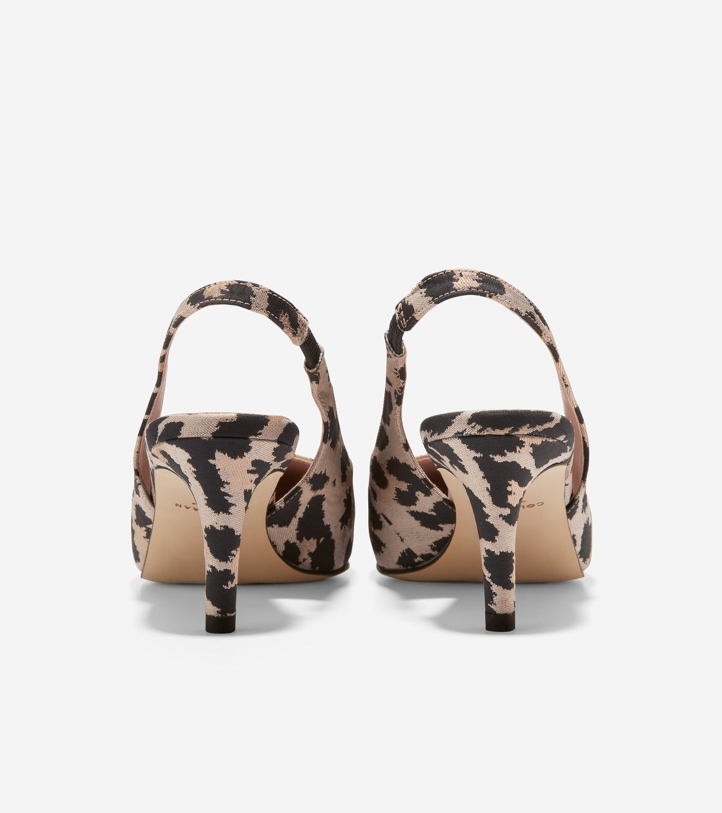 w26830-Women's Vandam Sling Back Pump-Leopard Print Jacquard