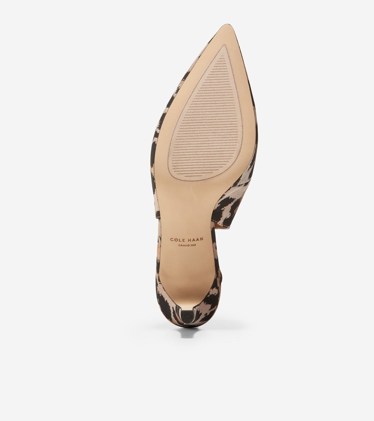 w26830-Women's Vandam Sling Back Pump-Leopard Print Jacquard