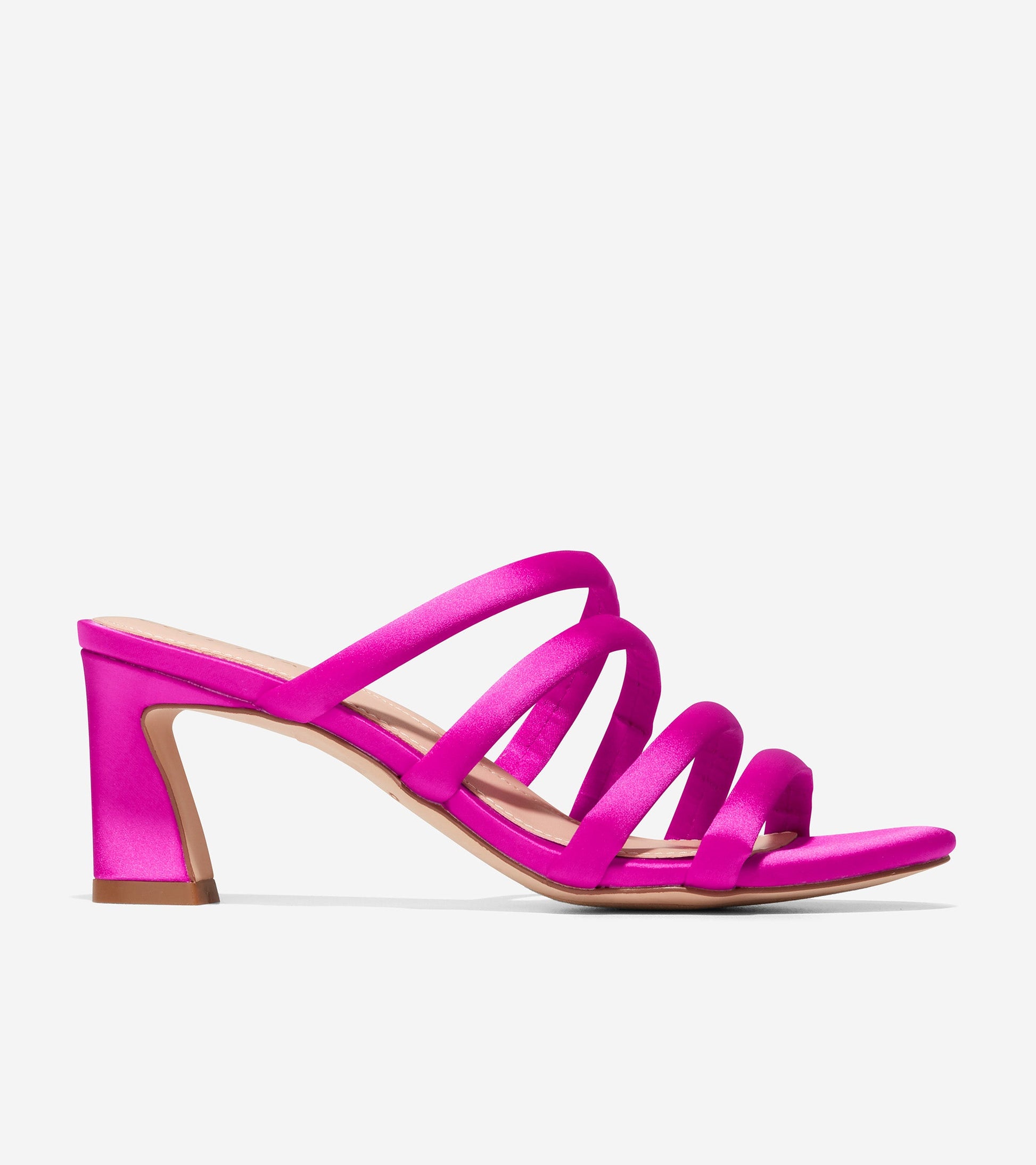 W27194-Women's Adella Sandal-Bright Pink Satin