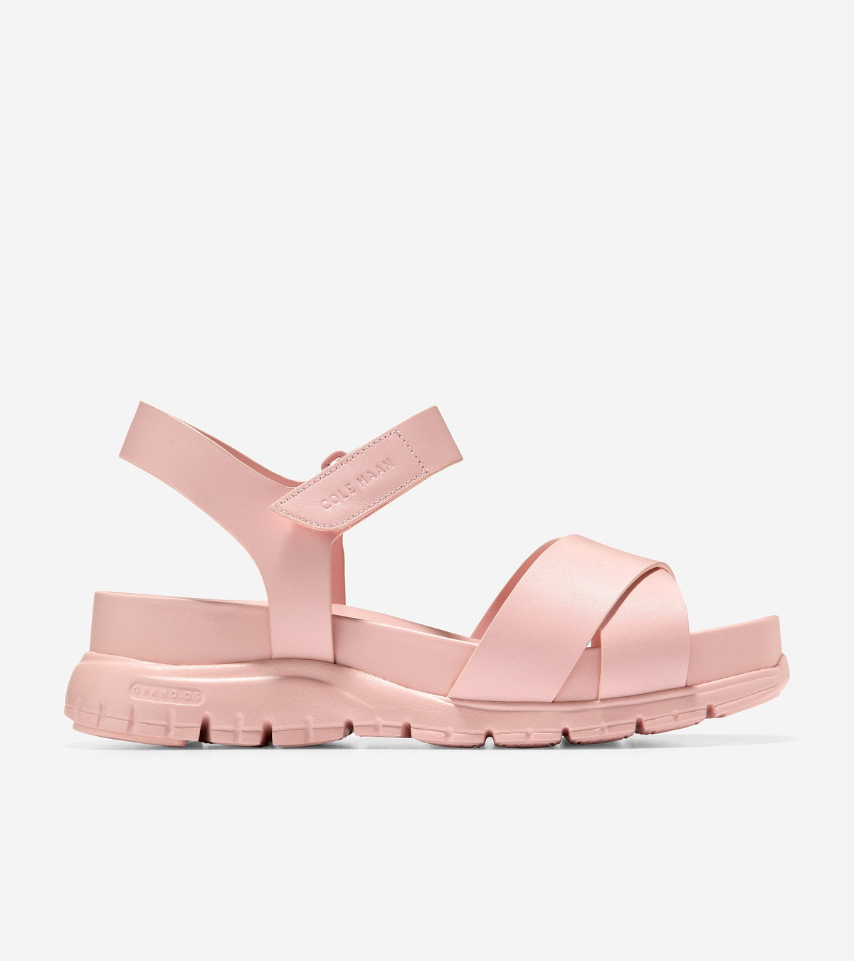 Women's ZERØGRAND Crisscross Sandal-W27872-Rose Smoke