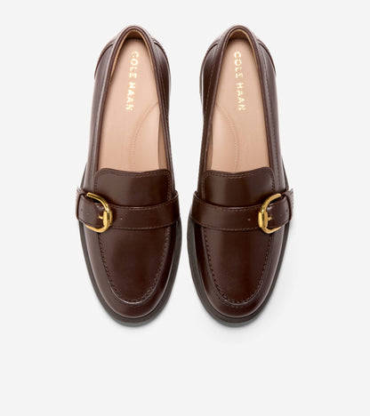 giana buckle loafers