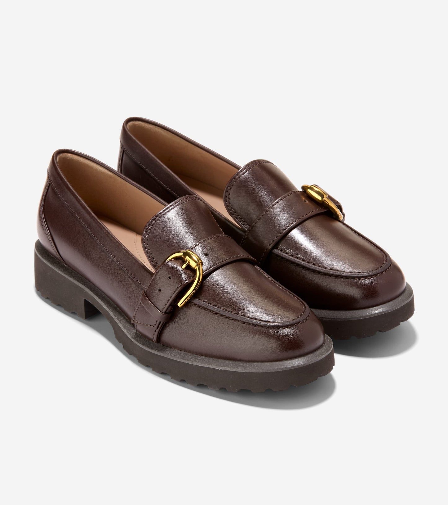giana buckle loafers