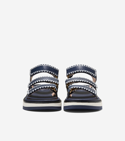 Women's Grandprø Daylin Wedge Triple Strap Sandals