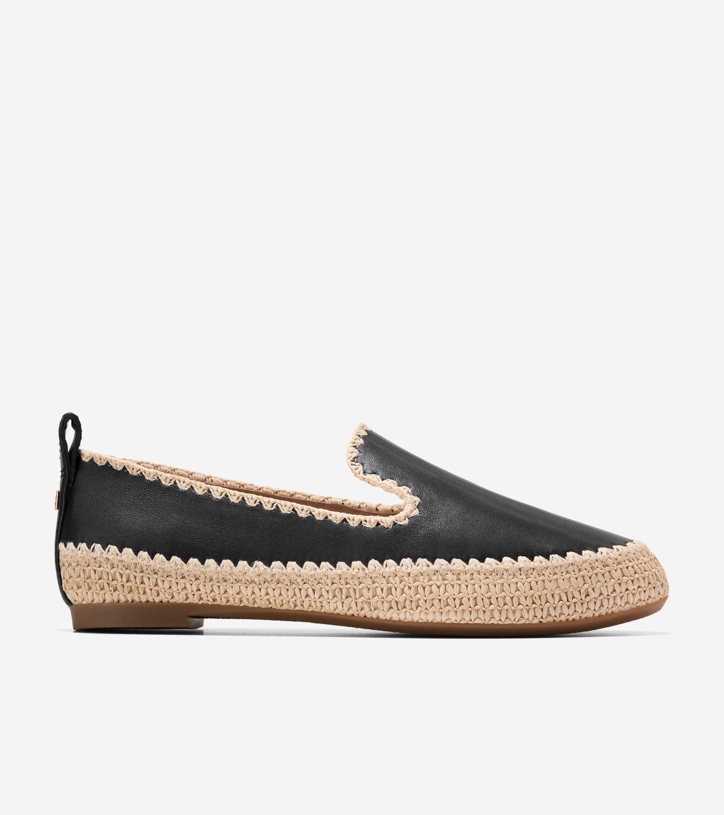 W34991:BLACK-NATURAL RAFFIA