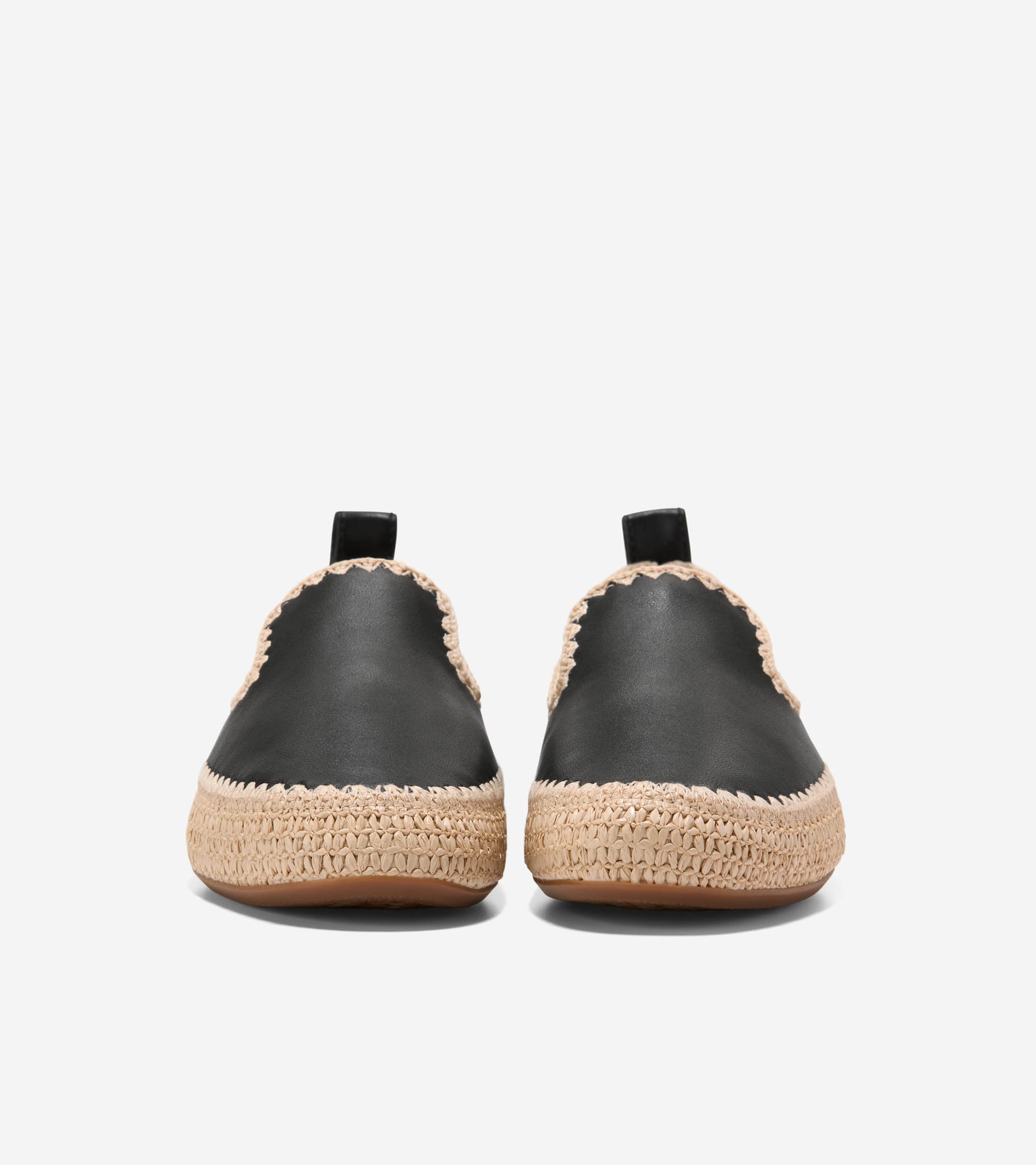 W34991:BLACK-NATURAL RAFFIA