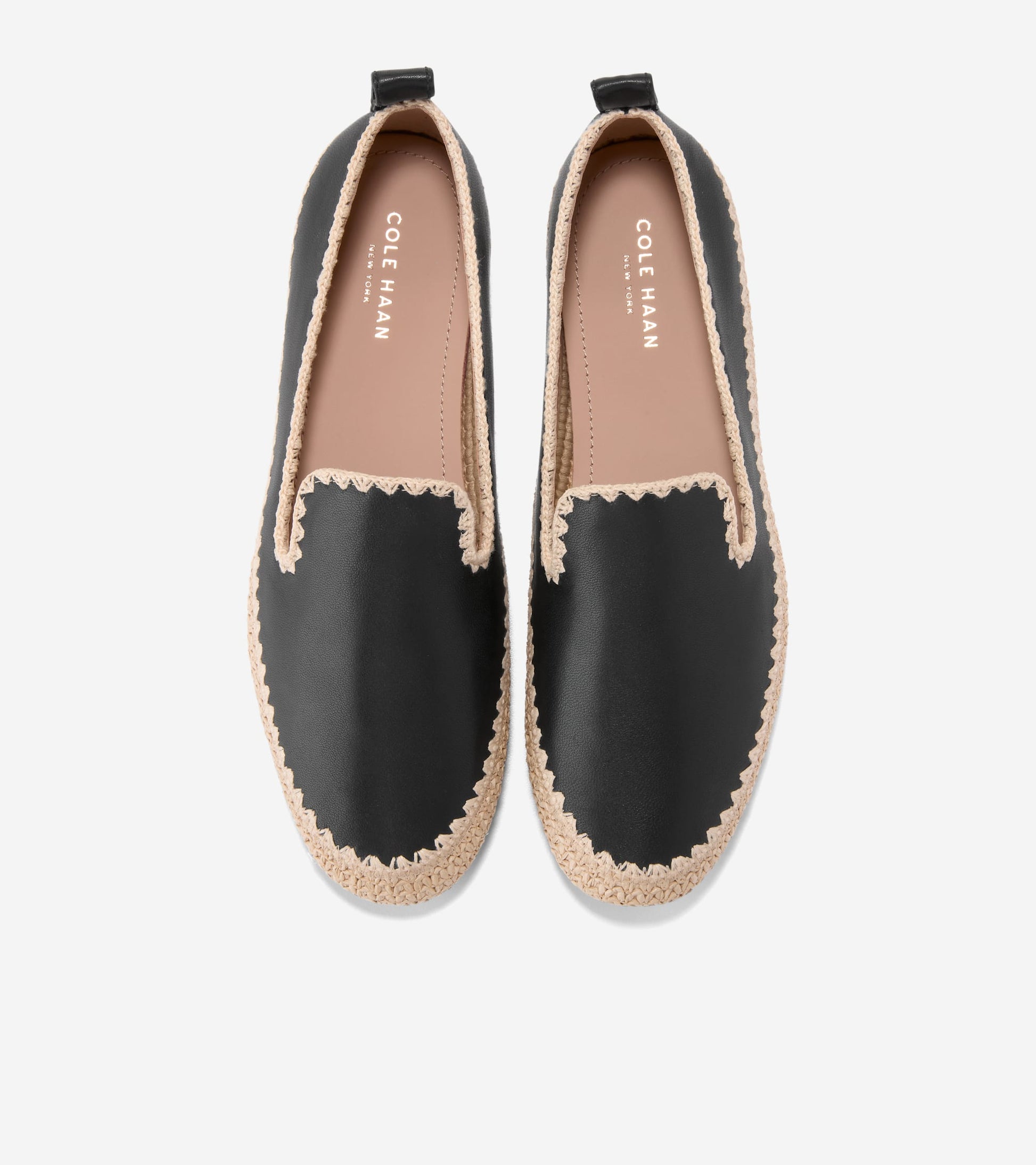 W34991:BLACK-NATURAL RAFFIA
