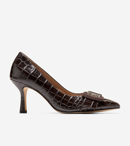 Women's Fidela Buckle Pumps - Style W38020 - Angle A