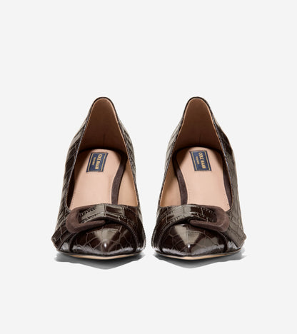 Women's Fidela Buckle Pumps - Style W38020 - Angle B