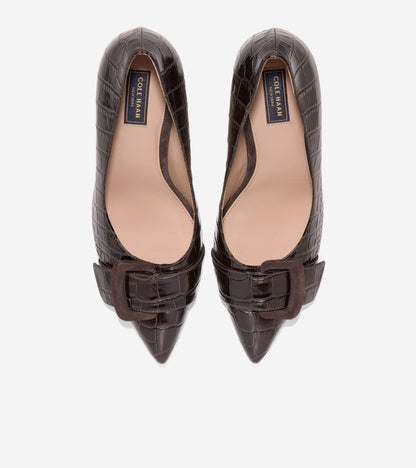 Women's Fidela Buckle Pumps - Style W38020 - Angle D