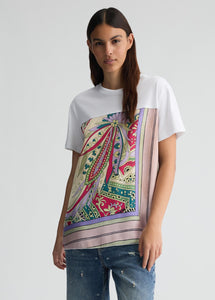 white/foulard