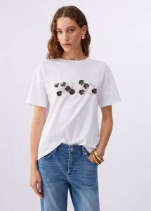 white with sequins