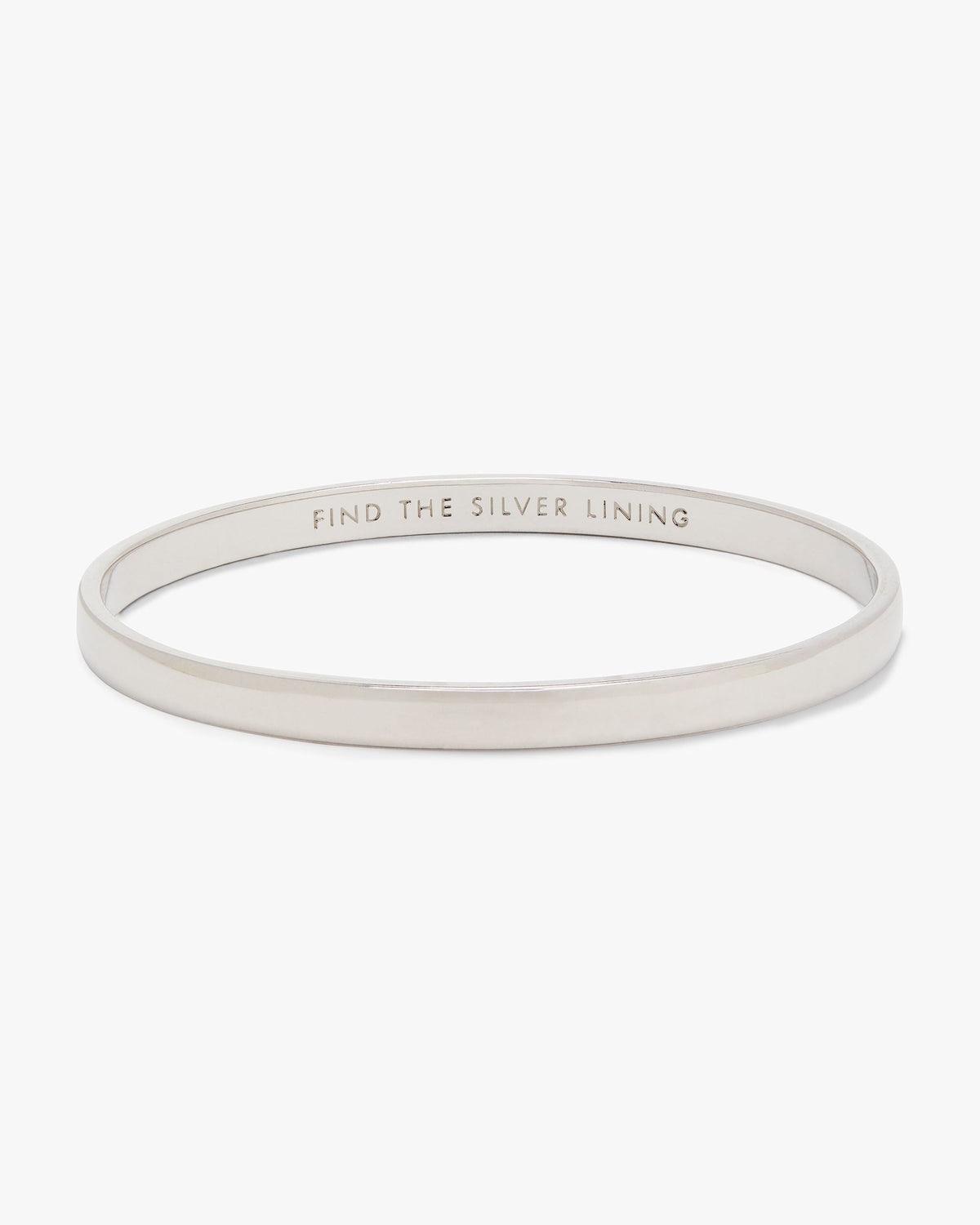 WBRU9167_Silver Lining Idiom Bangle_Silver.