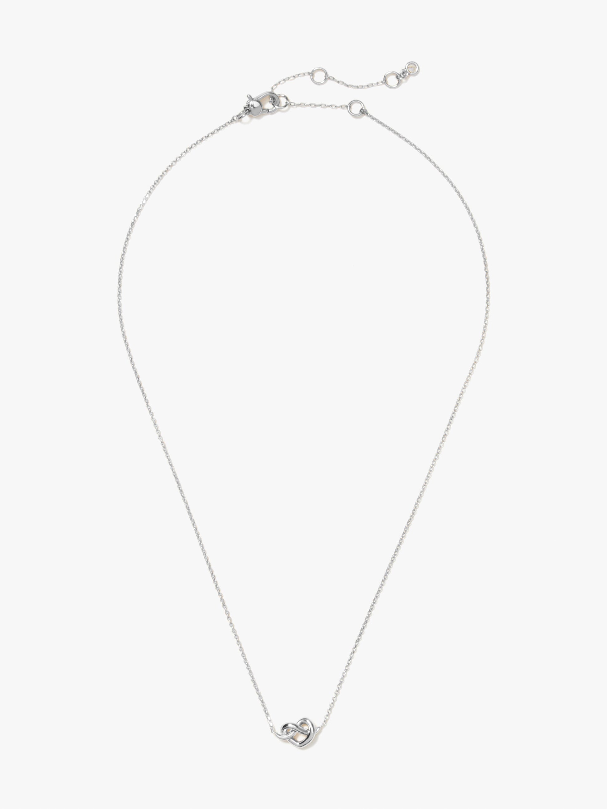 WBRUH307-Loves Me Knot Mini Pendant-Silver.