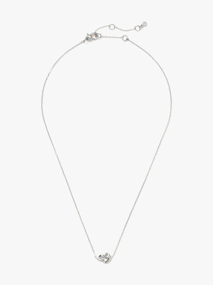WBRUH307-Loves Me Knot Mini Pendant-Silver.