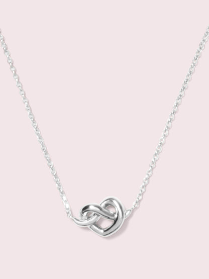 WBRUH307-Loves Me Knot Mini Pendant-Silver.