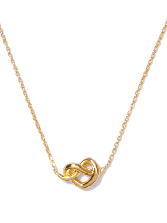 WBRUH307-Loves Me Knot Mini Pendant-Gold