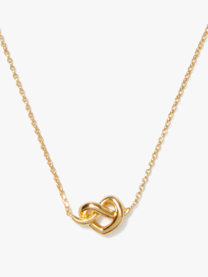 WBRUH307-Loves Me Knot Mini Pendant-Gold