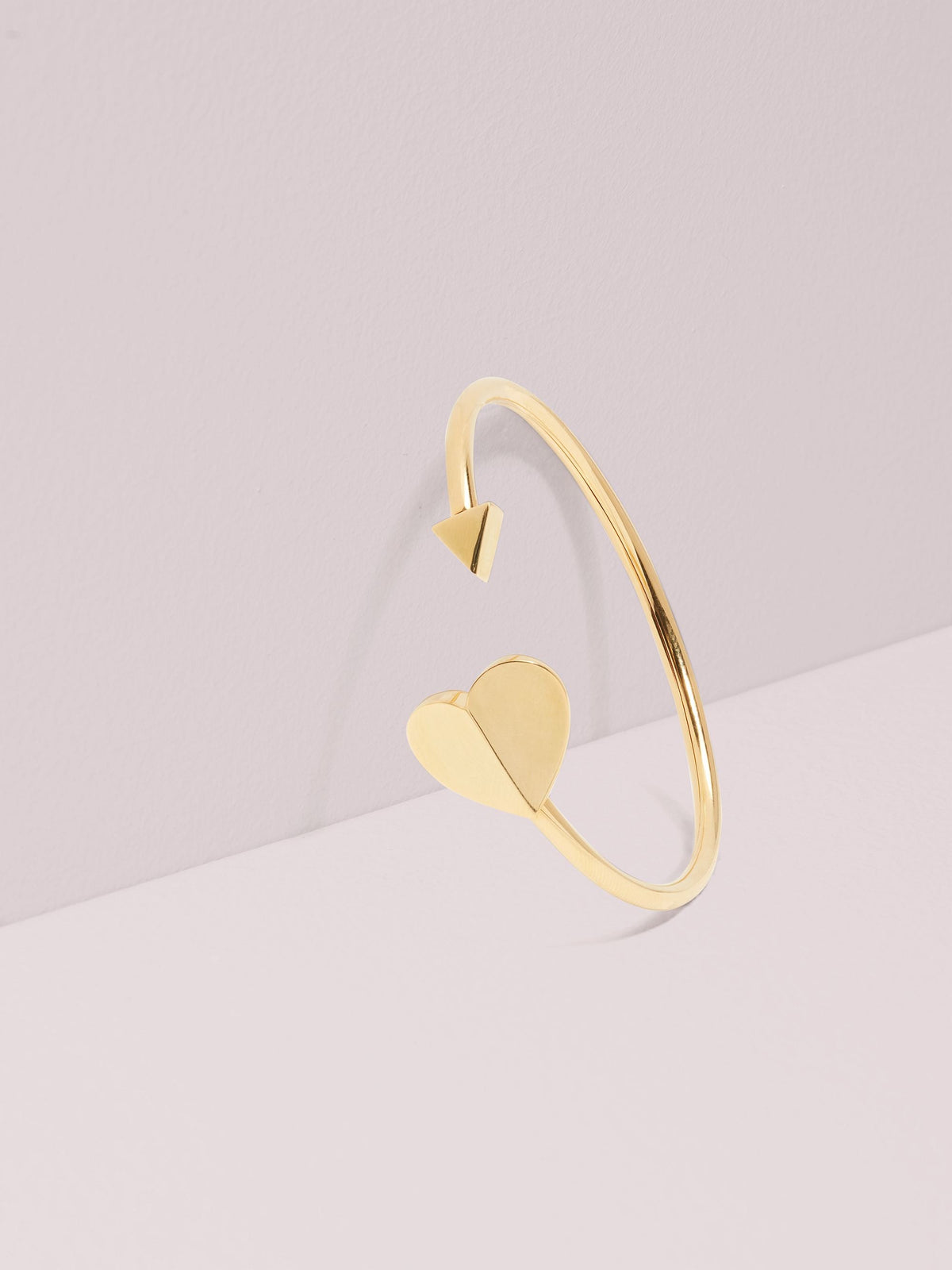 WBRUH539-Metal Spade Flex Cuff- Gold