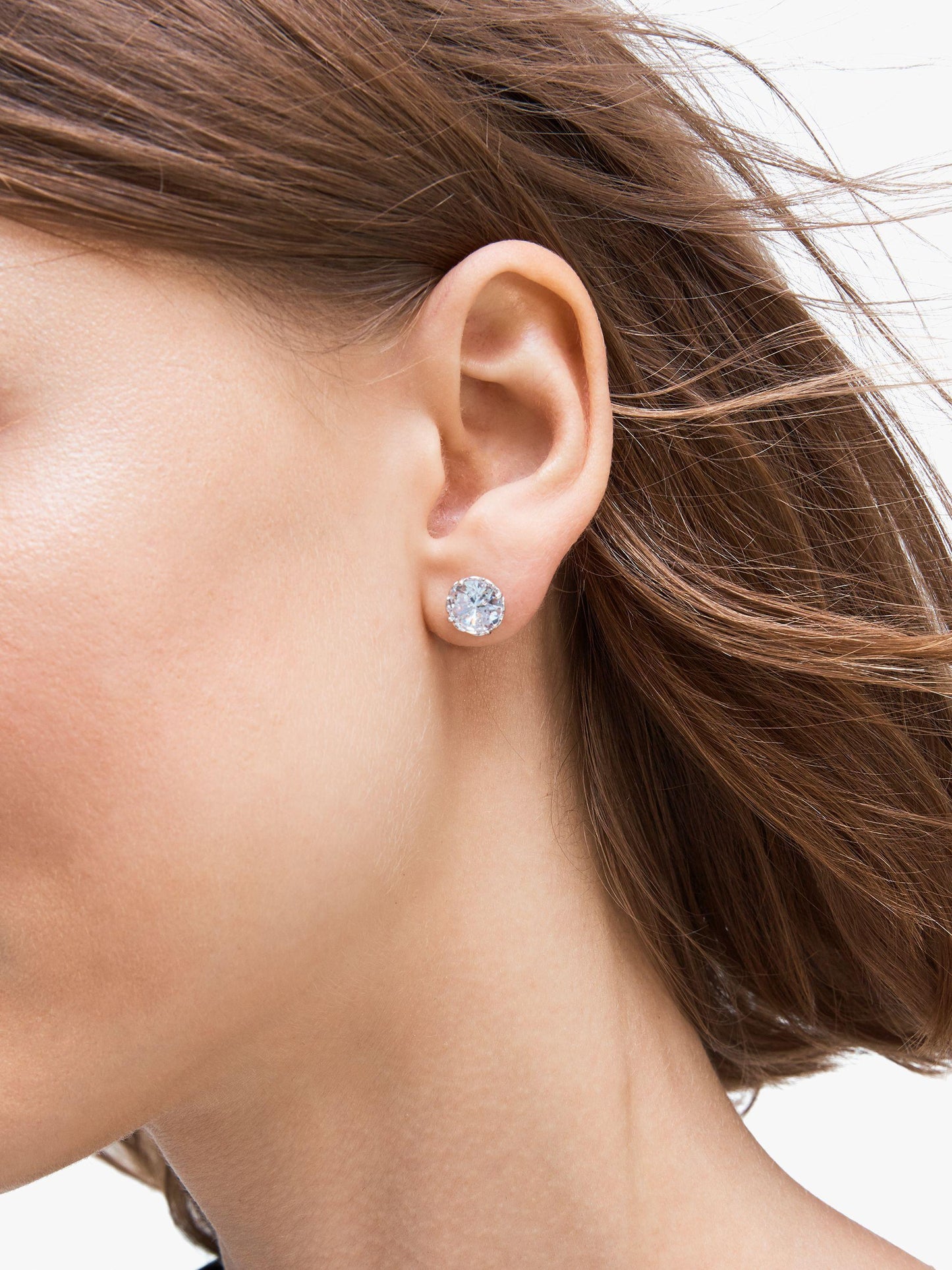Pave Round Large Studs