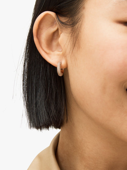 WBRUH996-PAVE MINI HUGGIES-Clear/Rose