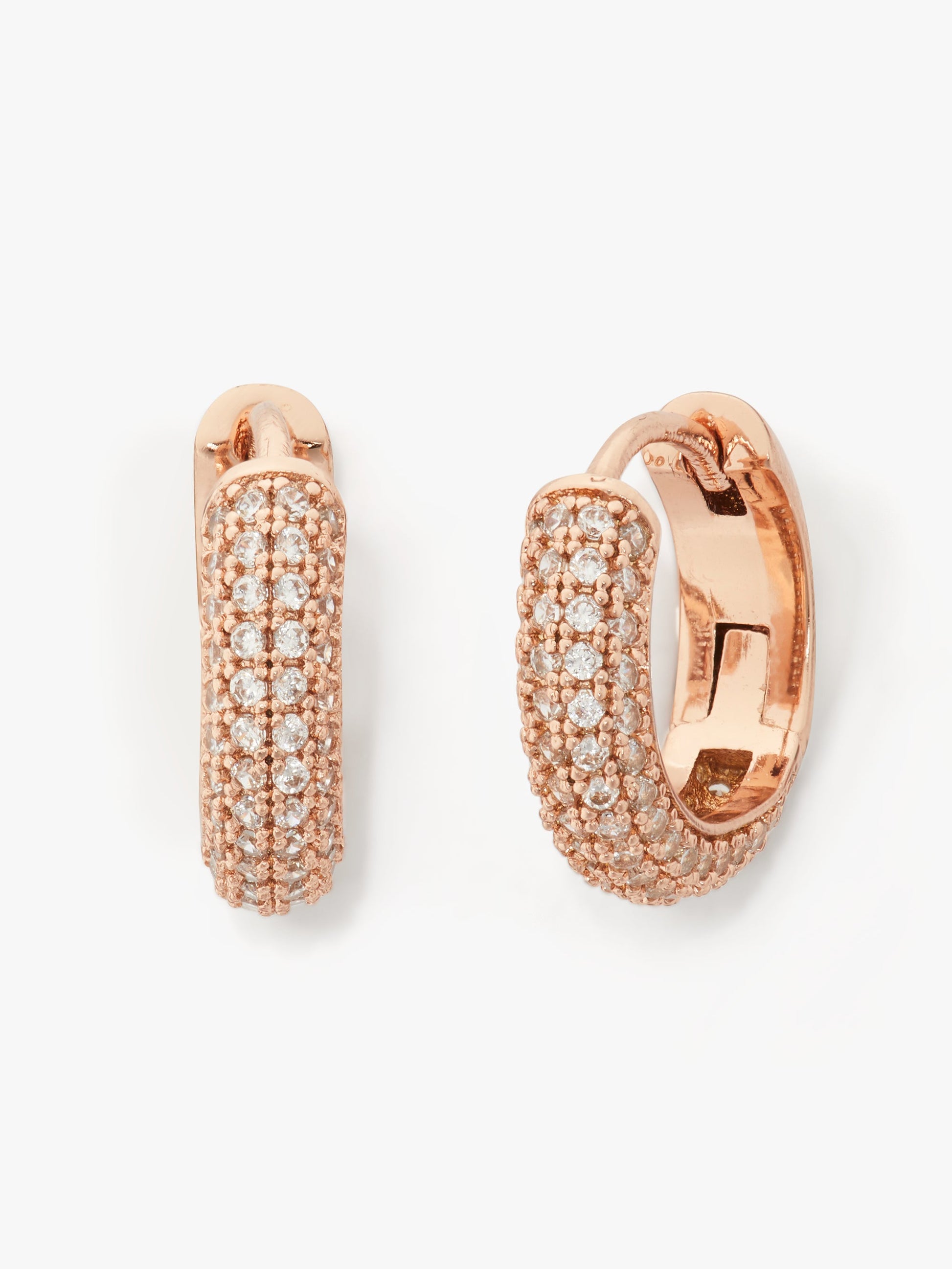 WBRUH996-PAVE MINI HUGGIES-Clear/Rose