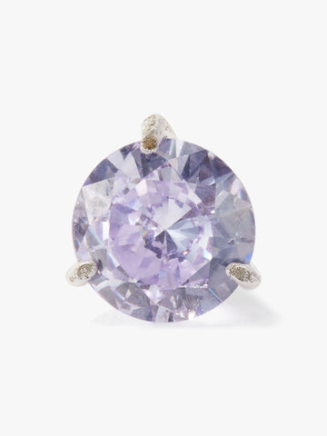 WBRUI086-TRIO PRONG STUDS-Ltamthyst