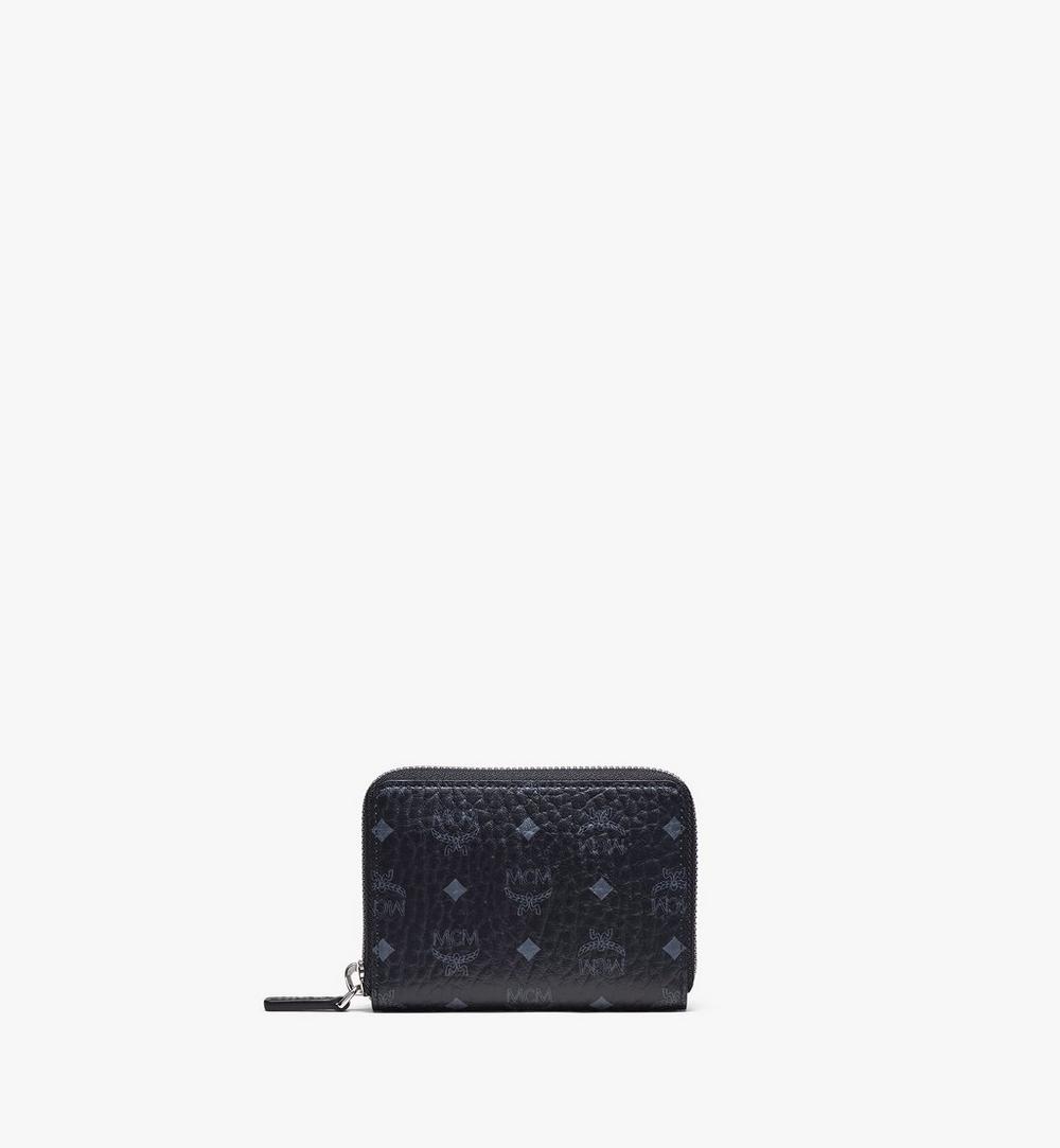 MYLAAVI03BK001-Zip Wallet in Visetos Original|BLACK