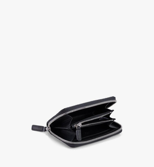 MYLAAVI03BK001-Zip Wallet in Visetos Original|BLACK