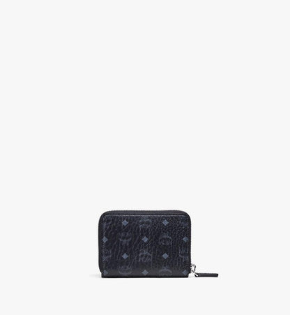 MYLAAVI03BK001-Zip Wallet in Visetos Original|BLACK