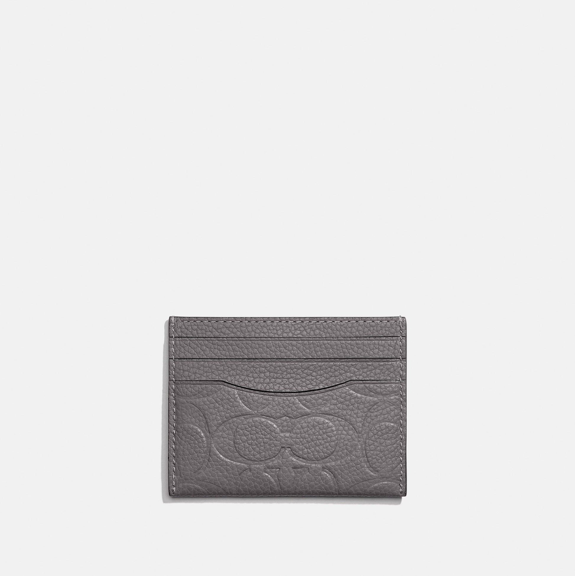 Card Case In Signature Leather - COACH Saudi Arabia Official Site