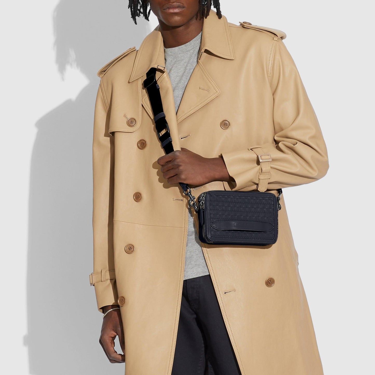 Charter Crossbody In Woven Leather - COACH Saudi Arabia Official Site