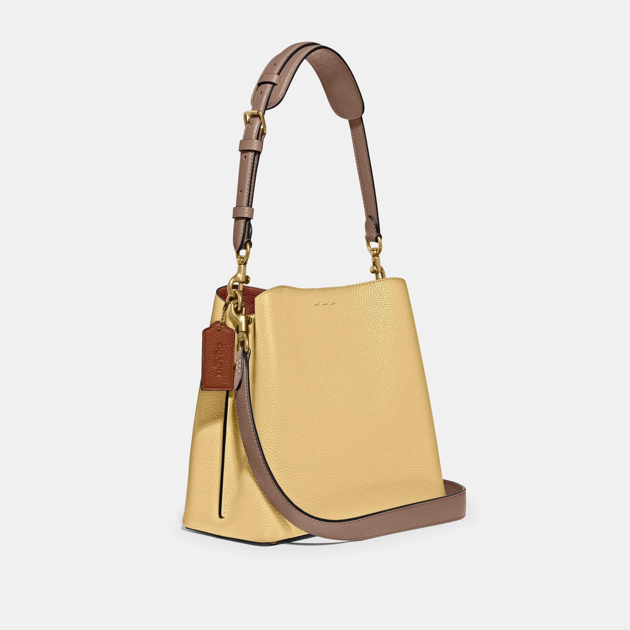 C3766-Willow Bucket Bag In Colorblock