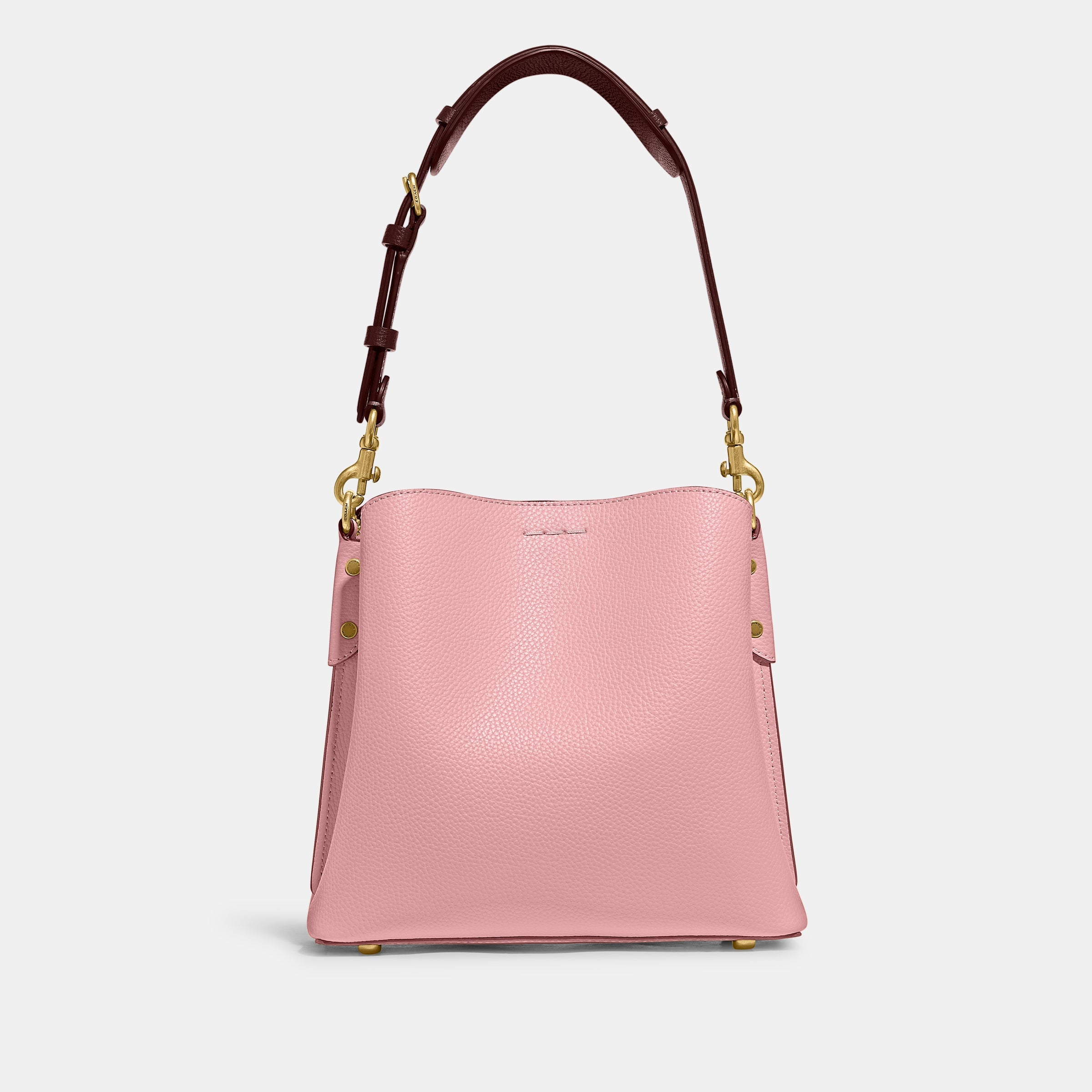 C3766-Willow Bucket Bag In Colorblock-B4/Bubblegum Multi