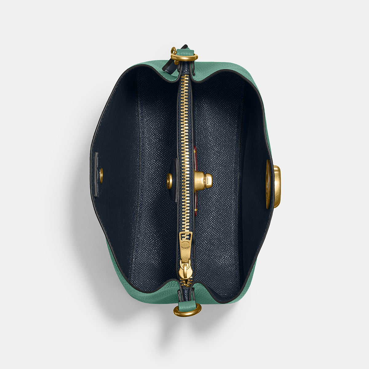 C3766-Willow Bucket Bag In Colorblock-B4/Bright Green Multi