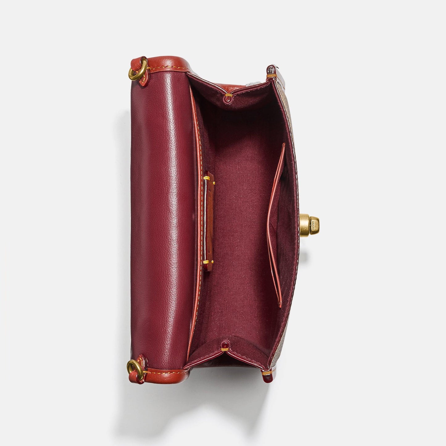 Kip Turnlock Crossbody In Signature Canvas - COACH Saudi Arabia Official Site