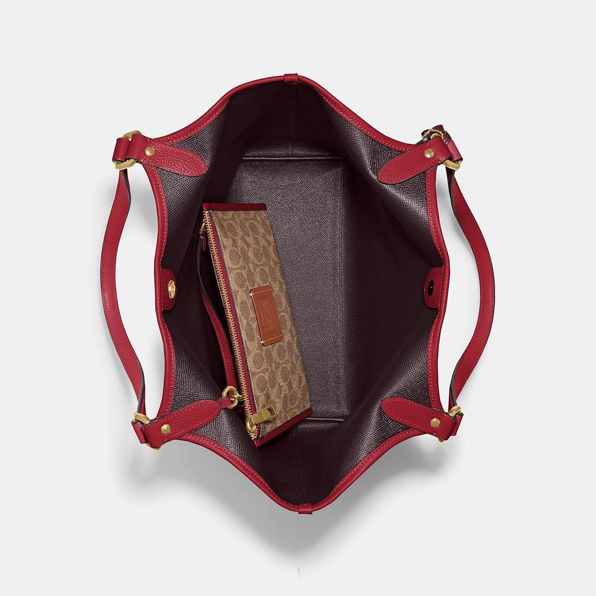 C6337-Day Tote-B4/Brick Red